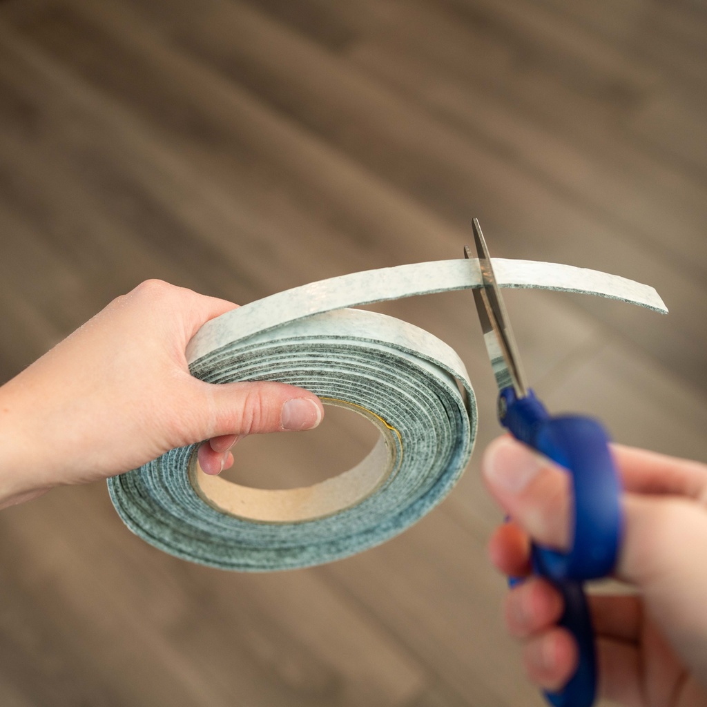 Filzstreifen selbstkl. PREMIUM- 5,0mm stark (L) 5m | grau | Breite: 10